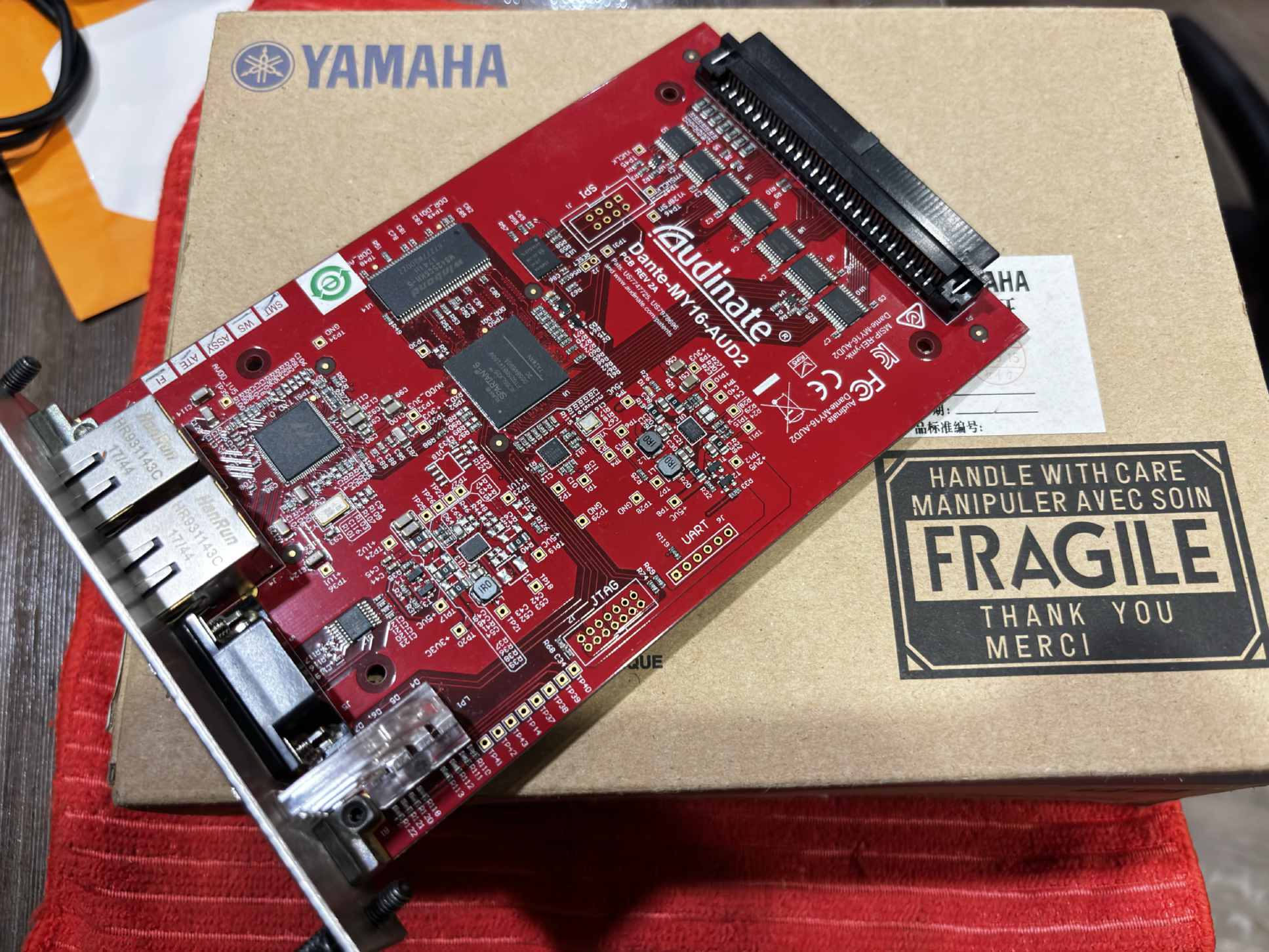 Placa de Expansão Yamaha/Dante  MY16-AUD2, 16 canais In/Out