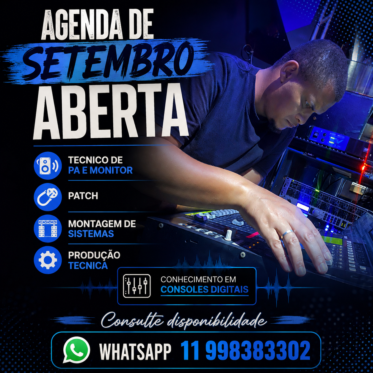 Algumas datas em aberto para projetos, viagens e shows!!! Chama que da negocio!!!
