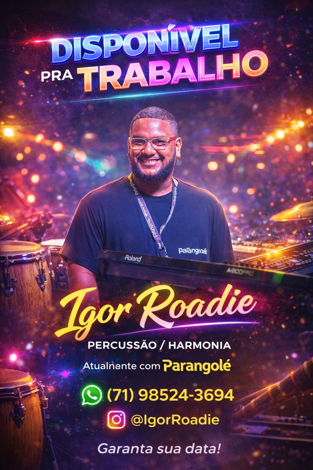 Disponível Pra Trabalho 