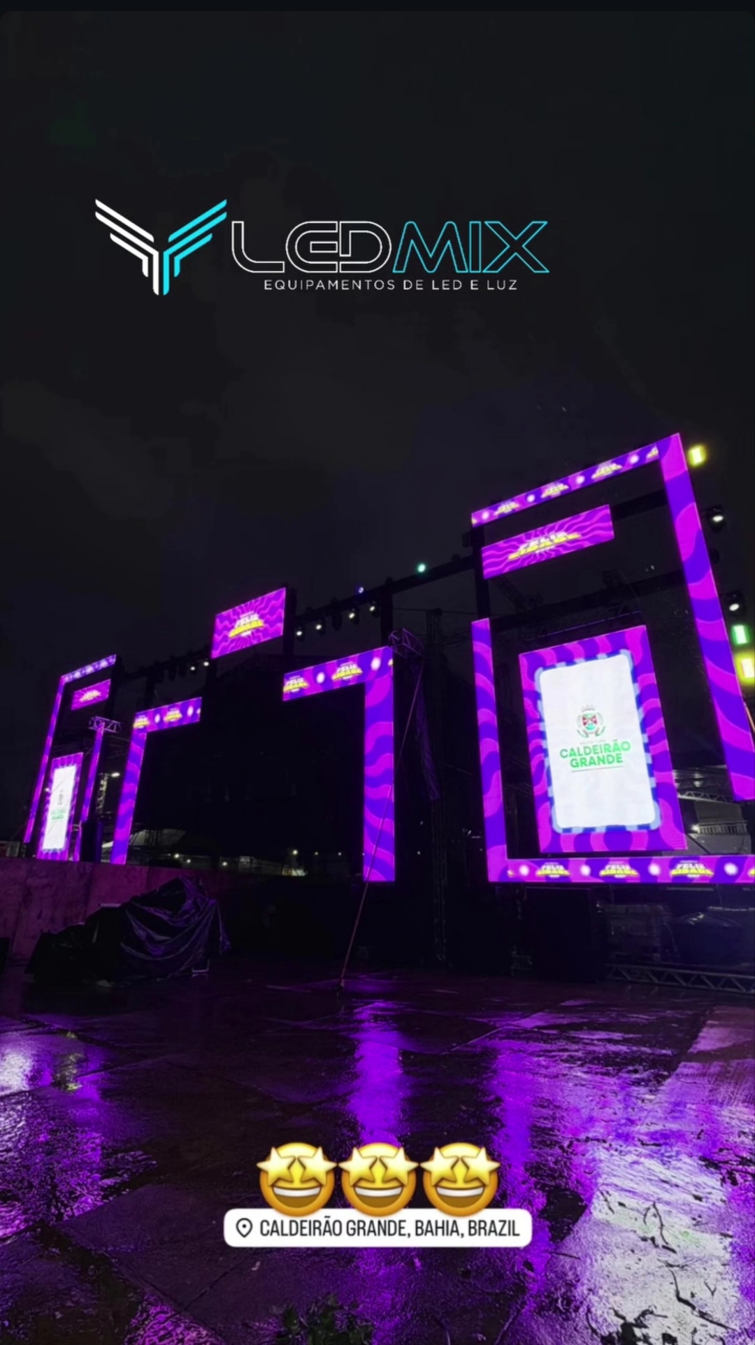 Micareta de Caldeirão Grande. Projeto de painel junto com a criação das mídias do evento.
